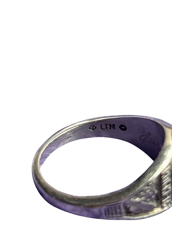 jostens class ring - Gem Vintage 2004 Class Ring Size 6 Leah Rockets Marshall LTM Lustrium Blue
